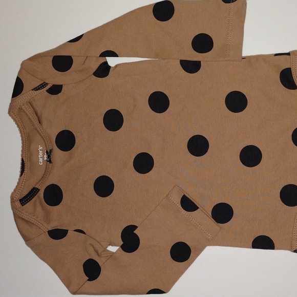 Carter's Girls Polka Dot Onesie 18 Months New No Tags - Picture 3 of 6